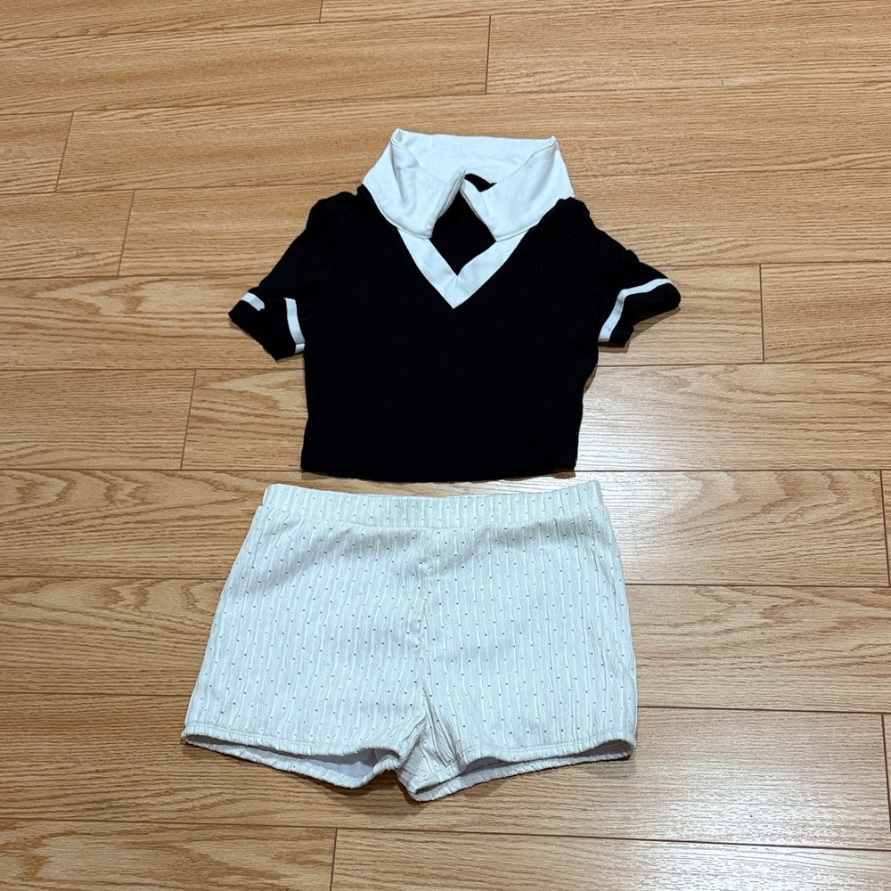 Textured Short and top S